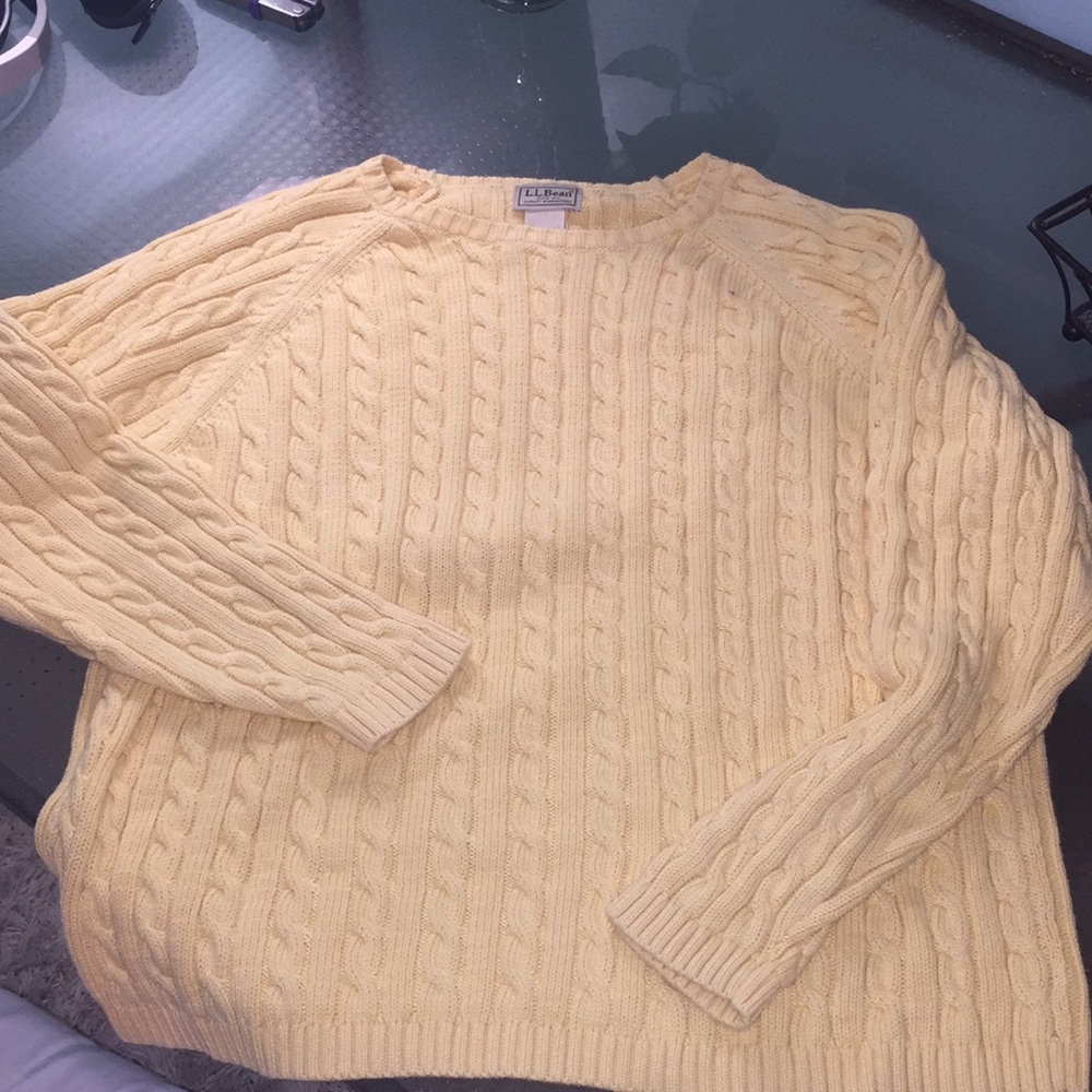 Yellow sweater